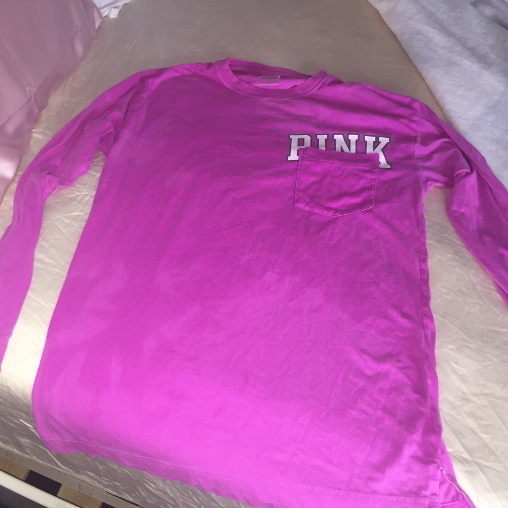 Pink baseball top baggy