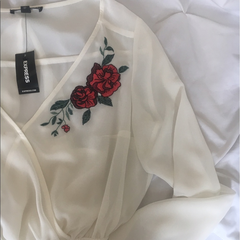 sheer longsleeve shirt