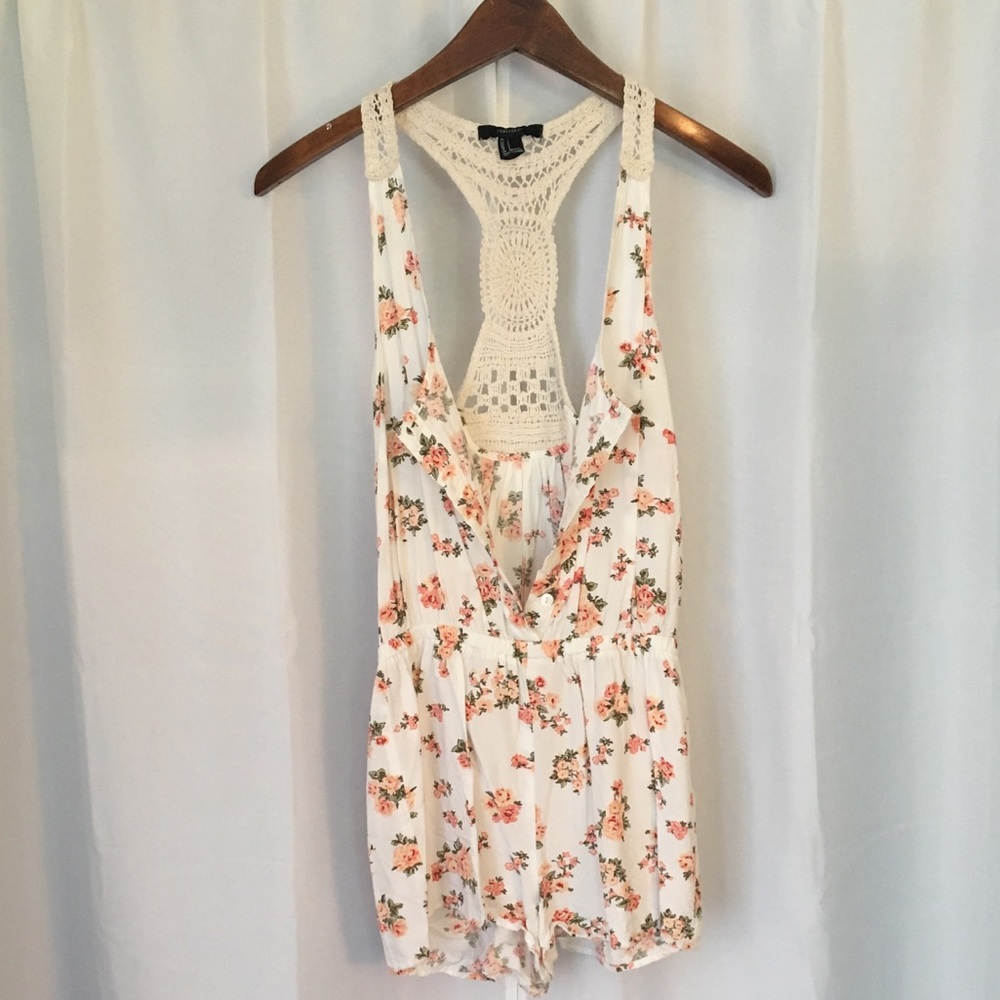 Forever 21 Floral Romper