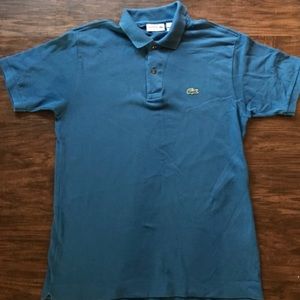 Lacoste Polo: Blue, Size 4, Excellent Condition