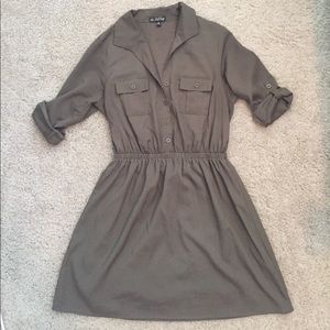 Olive green dress