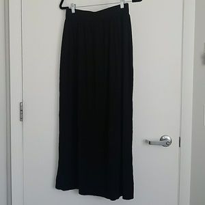 LOFT Outlet black maxi skirt