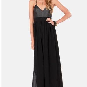 Lulu's midnight rider maxi dress