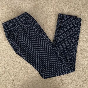 Great patterned Loft trousers!