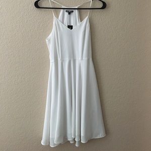 White flirty Express dress