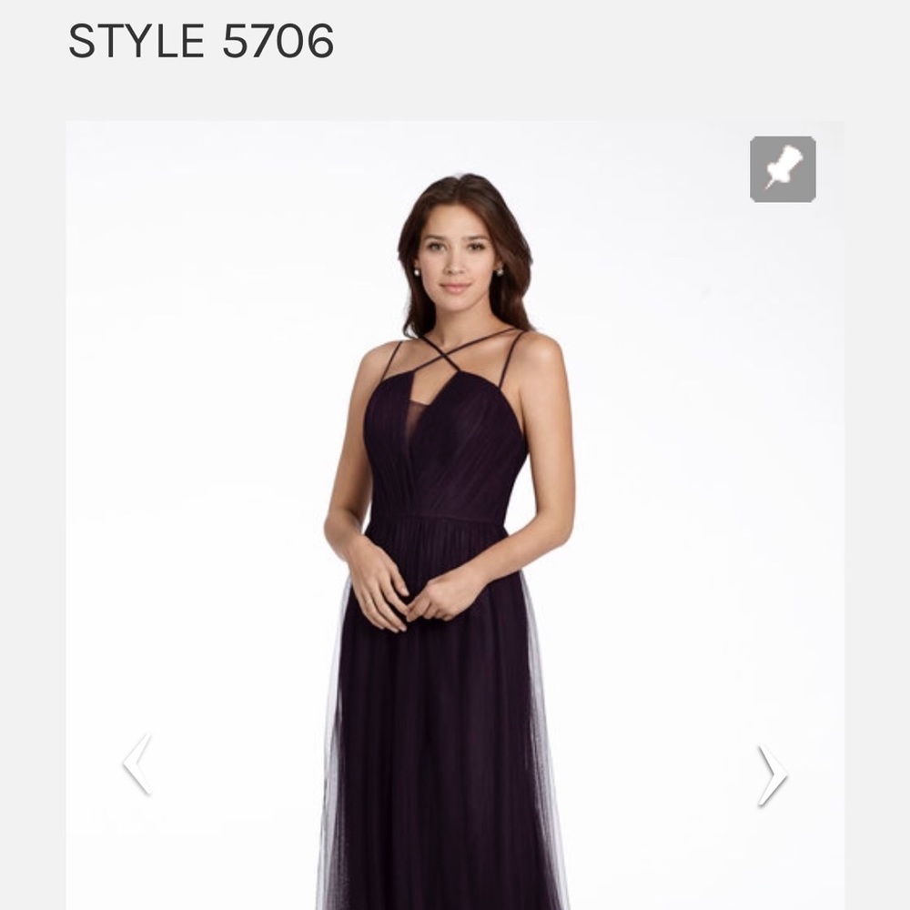 Haley Paige Bridesmaid Dress (PLUM)