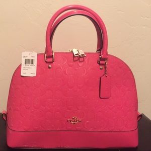 Coach Sierra! Patent Debossed Leather in Dahlia!