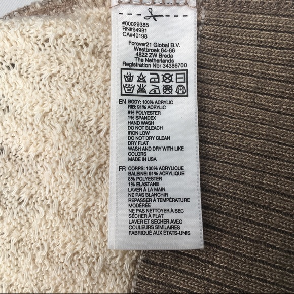 🔻2 for $10🔻FOREVER 21 · Striped Crewneck Sweater - Picture 8 of 8