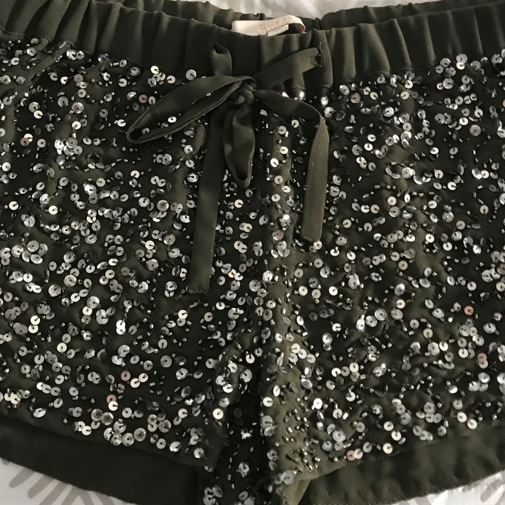 Sequin shorts