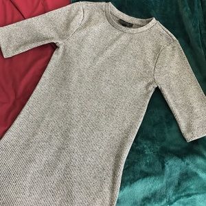 Ribbed mini bodycon dress