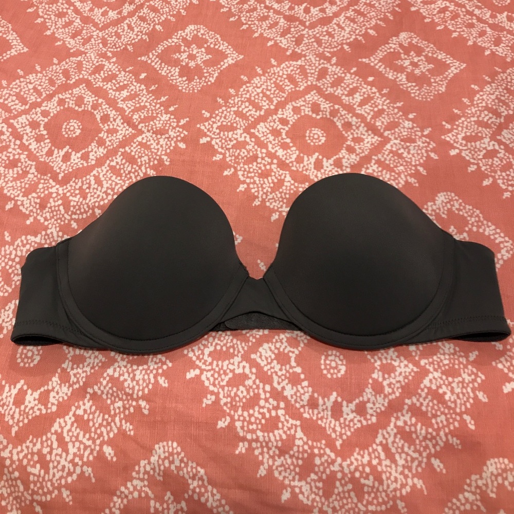 Golly Hicks Charcoal Gray 34A Strapless Bra!!