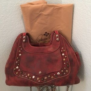 Auth Italian leather Patricia Nash purse