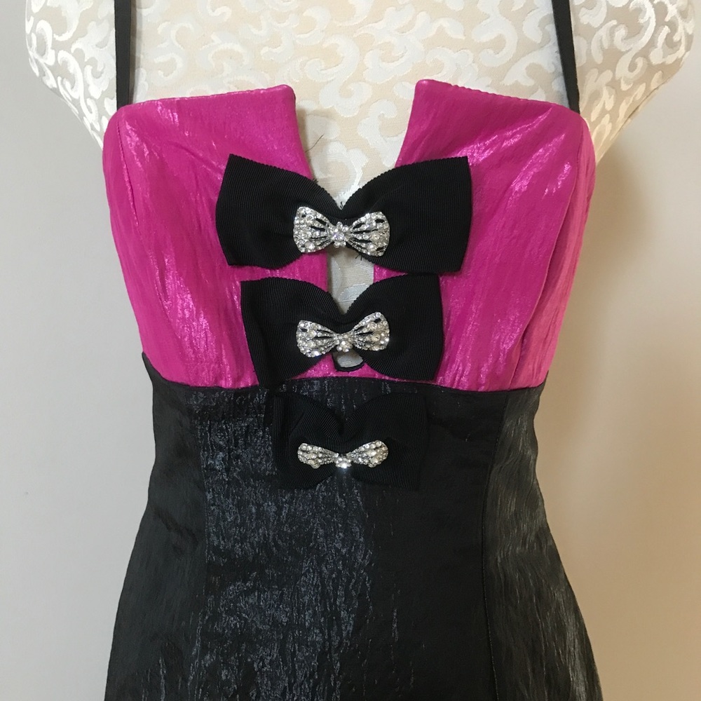 Simon Chang Strapless Dress