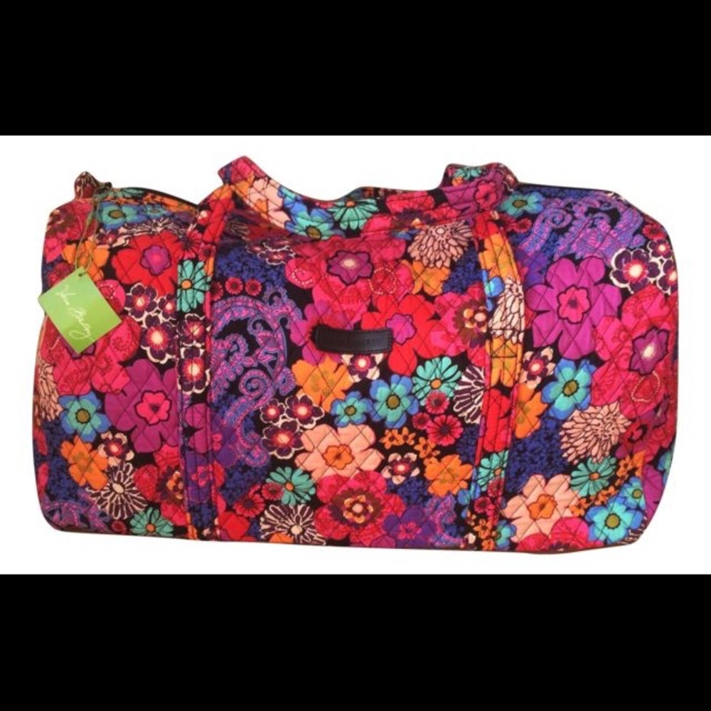 Vera Bradley Large Duffel Floral Fiesta