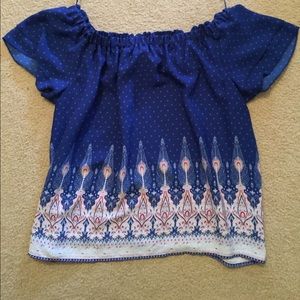 Off the shoulder top