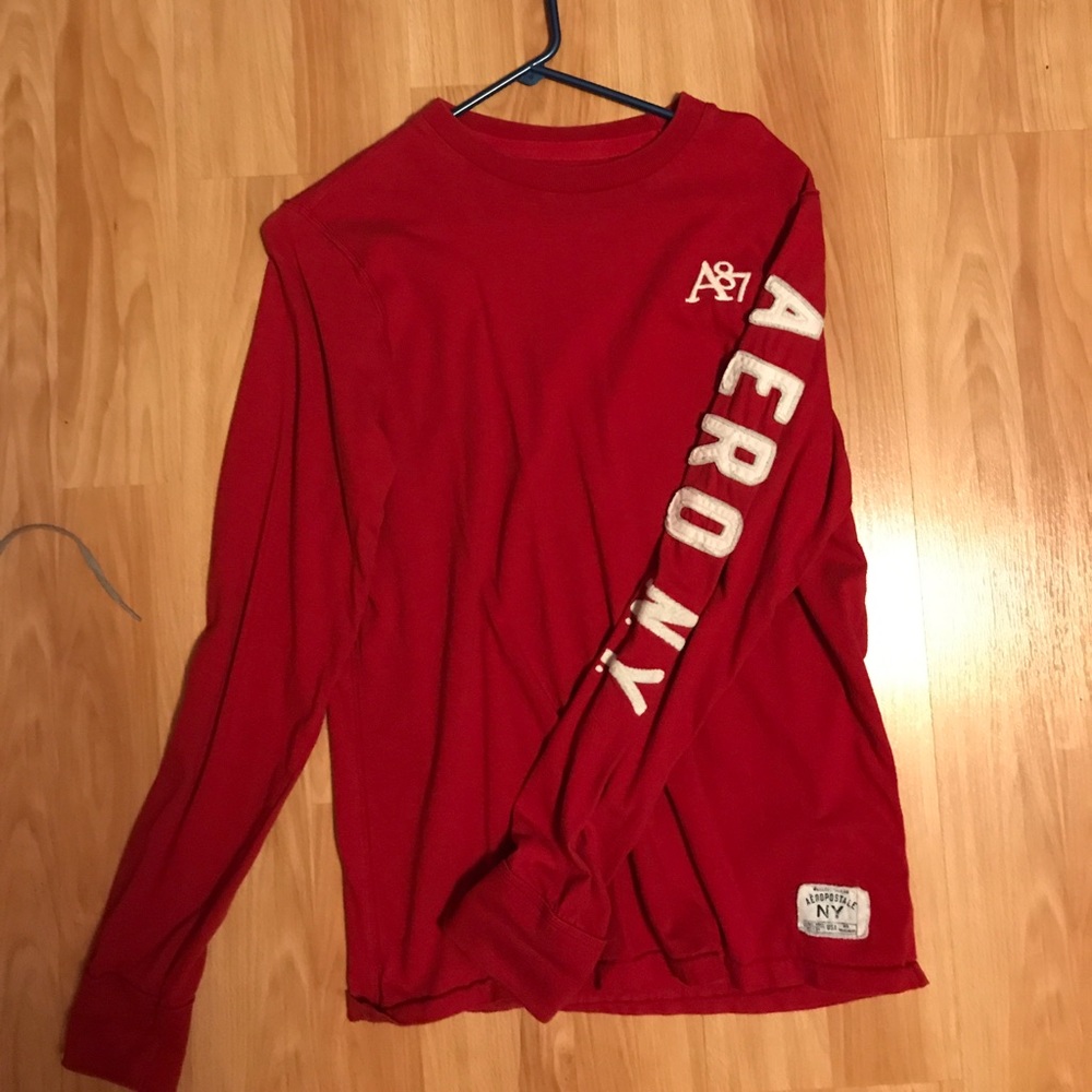Red Aeropostale Long Sleeve Shirt