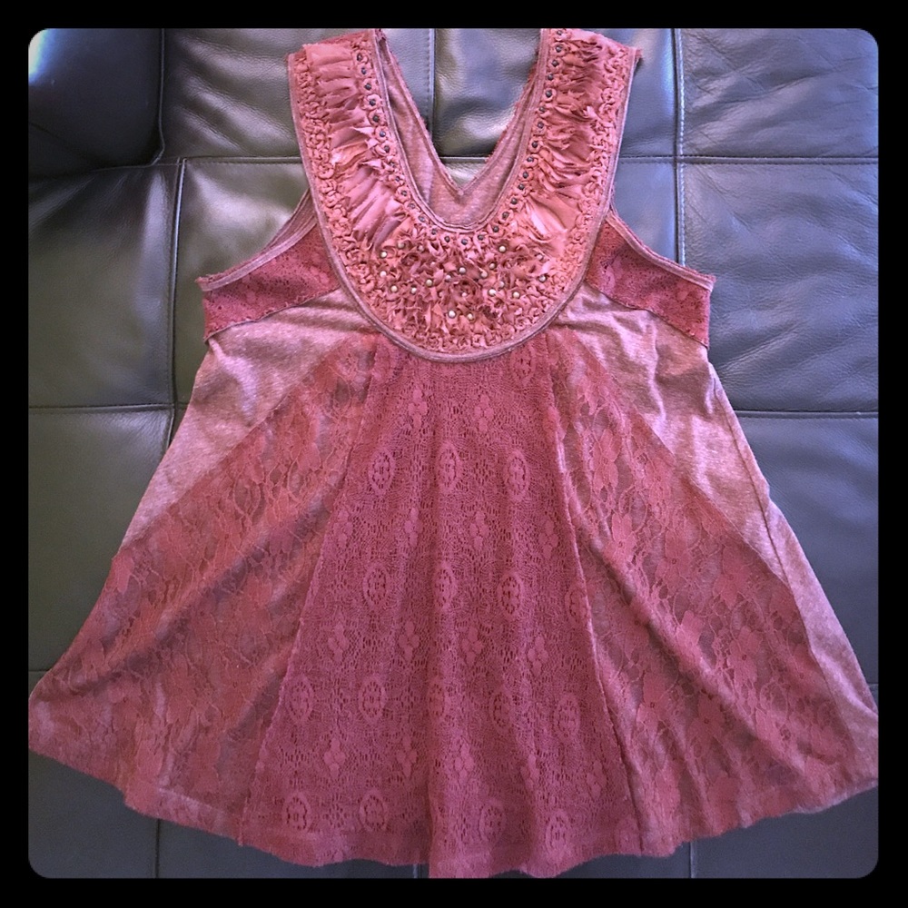 Boho sleeveless jumper top