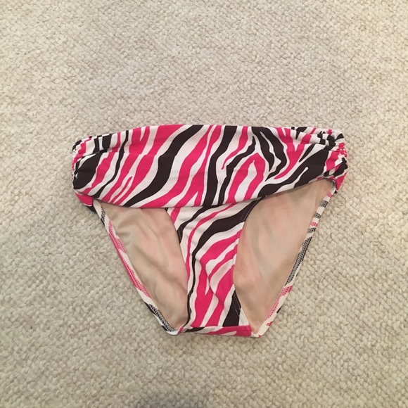 Delia*s Magenta Zebra Print Tankini - Picture 2 of 2