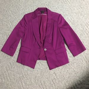 White House Black Market. Fuchsia Blazer