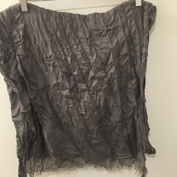 Scarfarama! Gray oblong scarf. - Picture 4 of 4