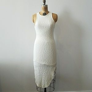 Jersey Gauze Midi Dress