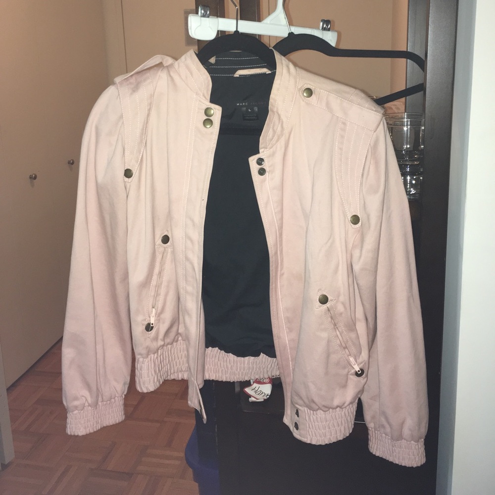 Marc Jacobs pink bomber jacket