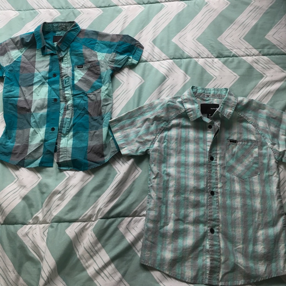 Bundle of Size 7 Hurley Button Downs