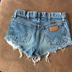 Wrangler high waisted shorts