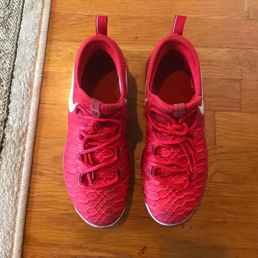 Red NIKE SNEAKERS !!