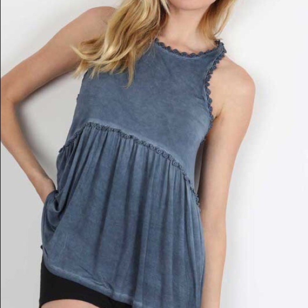 Boutique babydoll tank