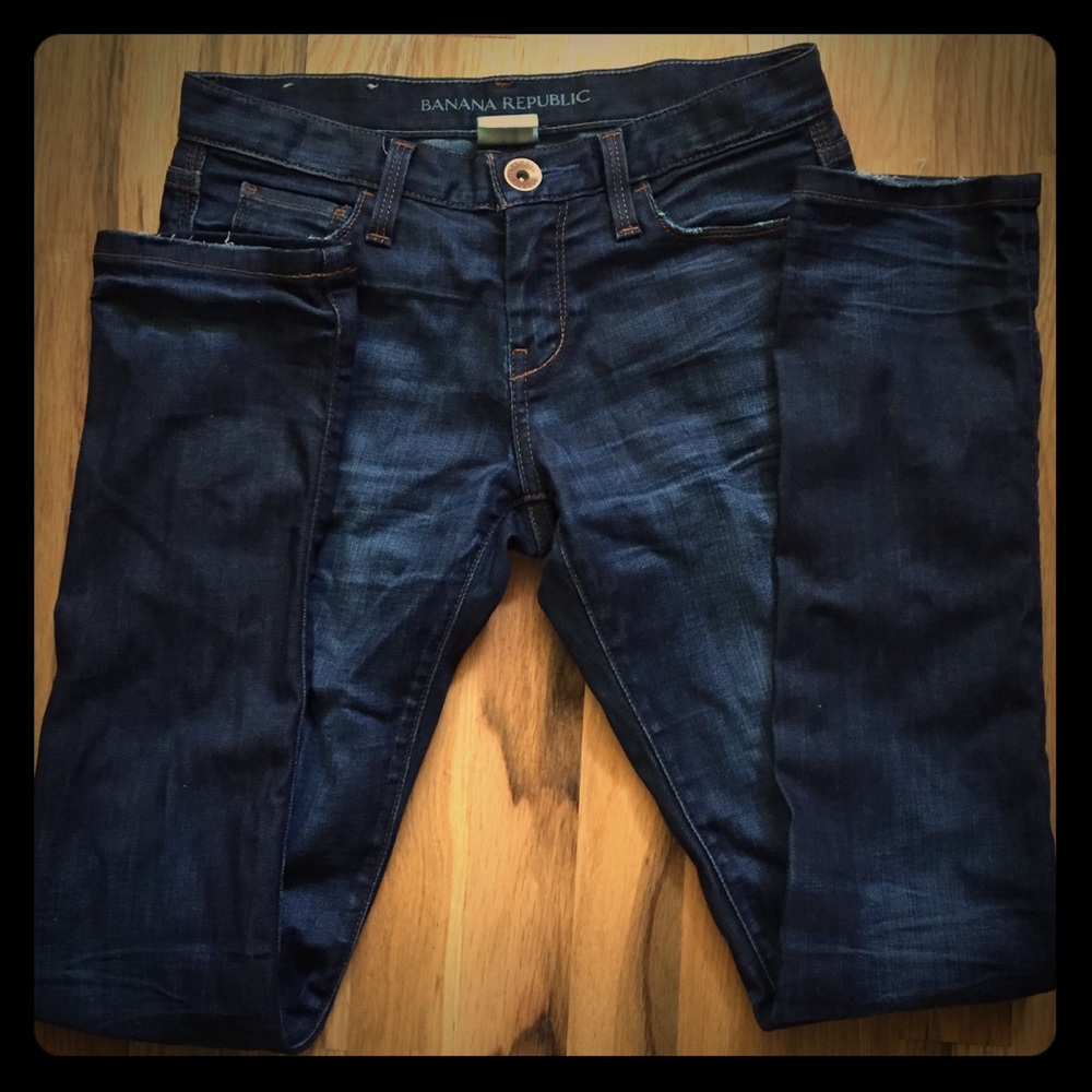 Banana Republic slim fit skinny denim jeans 25P