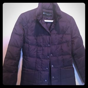 NWT Kenneth Cole Reaction plum down jacket