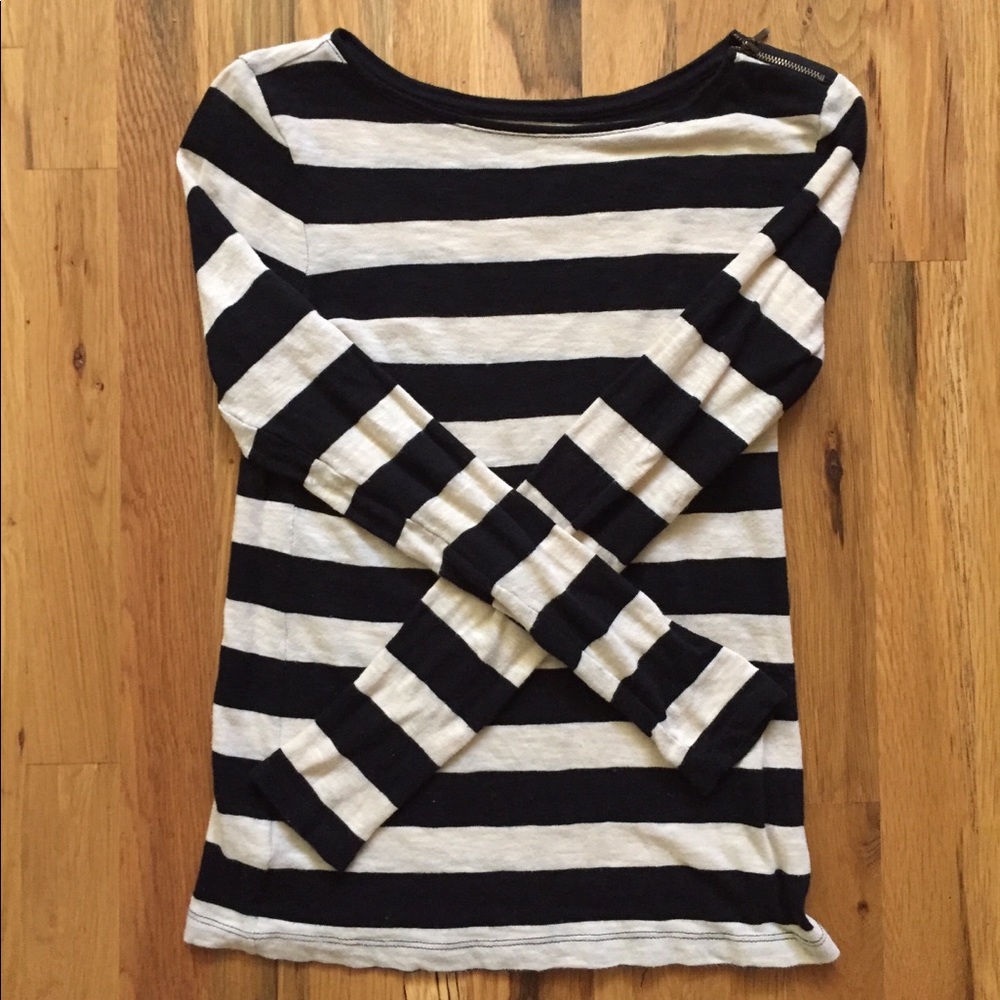 Loft striped long sleeved shirt