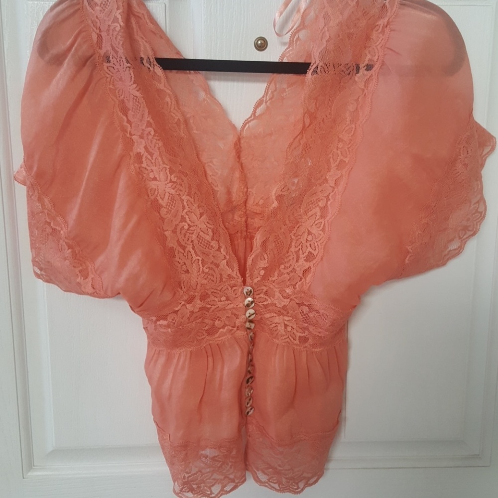Women's Peach Blouse
