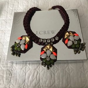 Jcrew being embroidered necklace