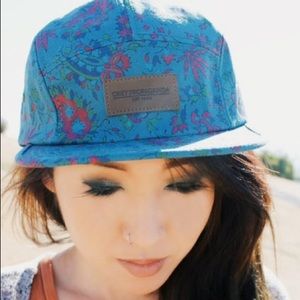 Obey Propaganda Floral 5 Panel Hat