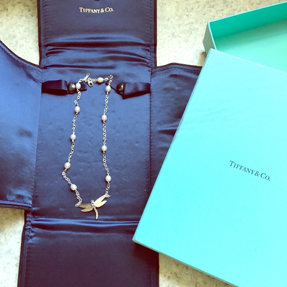 TIFFANY & CO. Pearl and Diamond Necklace