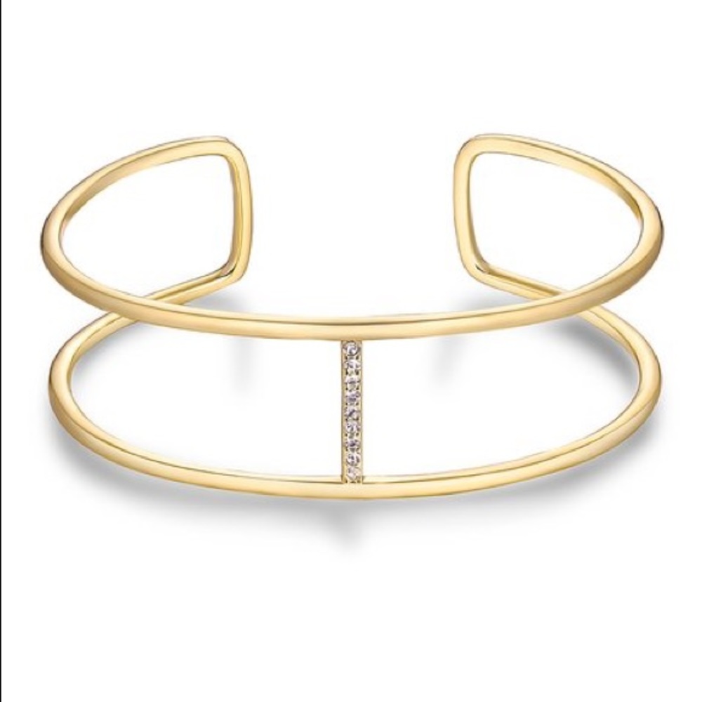 Gold Cuff Swarovski Crystals