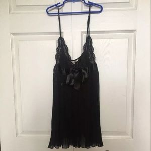 Black BabyDoll Lingerie Victoria's Secret