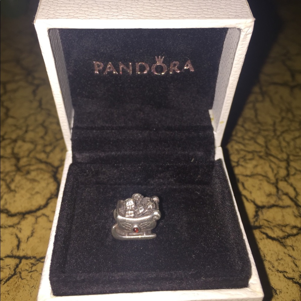100% Authentic Pandora "Santa's Sleigh" Charm