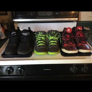 Boy's Jordans and UA..sneakers
