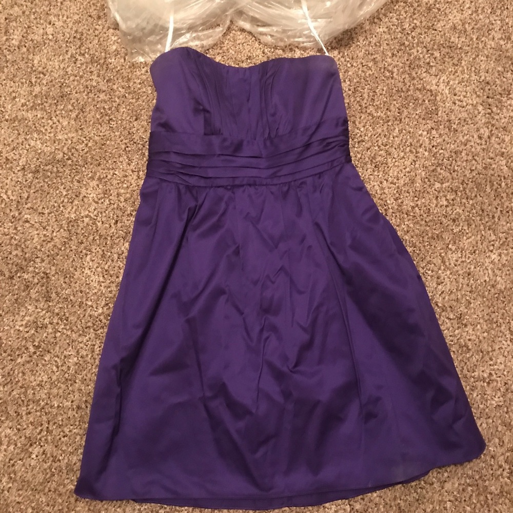 Purple bridesmaid dress