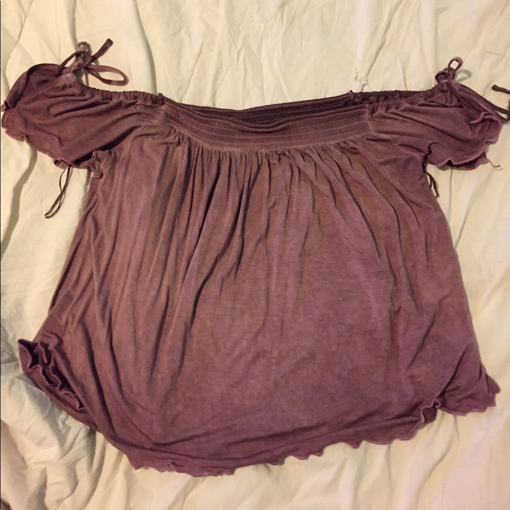 Off shoulder soft & sexy AE Tee