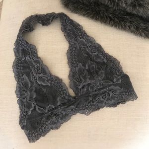 Grey Lace Hater Bralette 😍