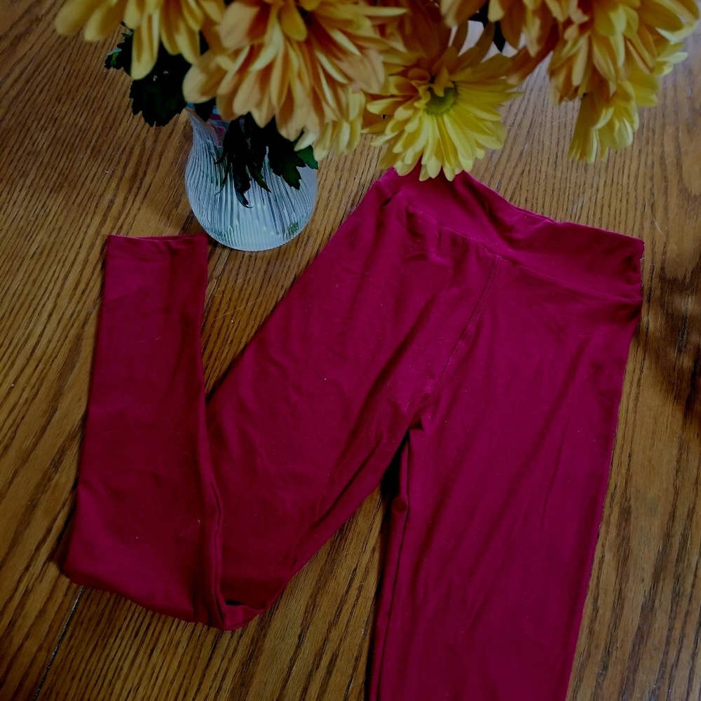 Brick red Tween Lularoe Leggings