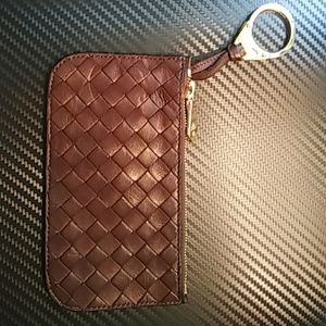 Authentic Bottega veneta key ring pouch