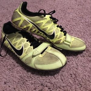 Nike sprinting spikes