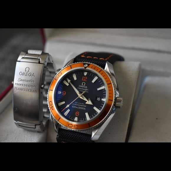 Omega planet ocean seamaster 42mm orange bezel - Picture 3 of 8