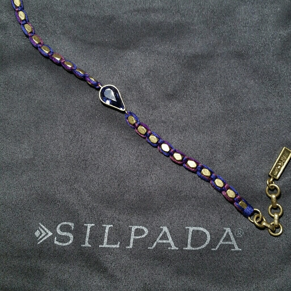 Silpada K&R Violet Gem Bracelet