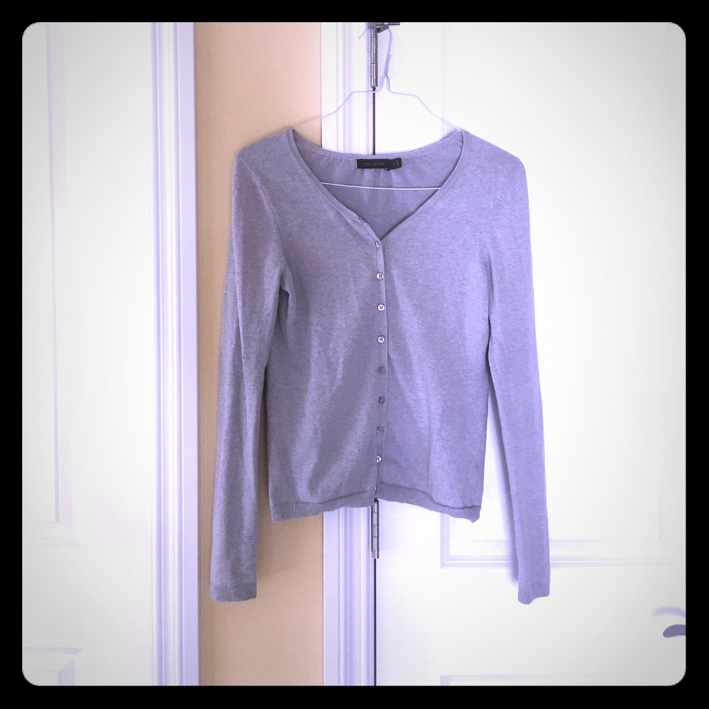 The limited gray cardigan